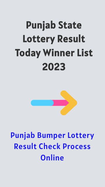 How To Check Punjab Lottery Result Today